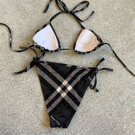 burberry plaid bikini